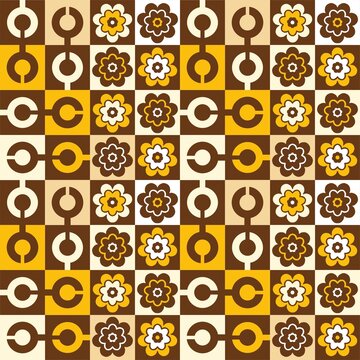 seamless pattern with flowers