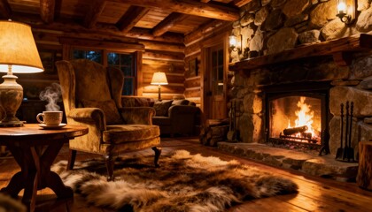 Modern Neutral Living Room Decor Background