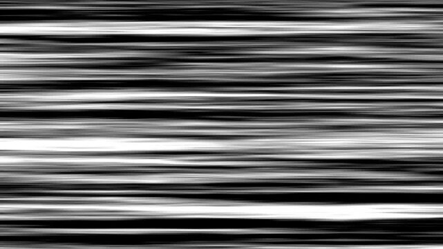 Fast VHS scan streaks across TV screen. Retro signal tear and line noise. Analog glitch streak pattern with unstable television signal and horizontal distortion. TV noise glitch or flicking