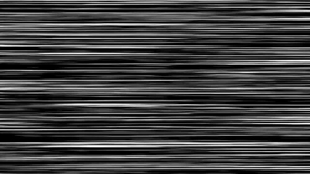 TV no signal, broken lines. Noise static glitch signal distortion and broadcast disruption in motion. Noise glitch signal error and digital interference loop animation.