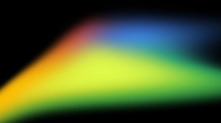 Wide triangular spectrum light flare with soft edges