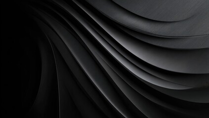 Dark, elegant, abstract layers and curves create a flowing, modern backdrop