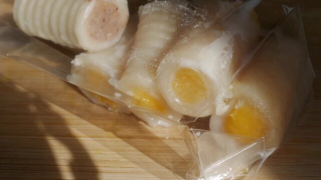 Sweet Huesos de Santo marzipan rolls for Spanish All Saints celebration
