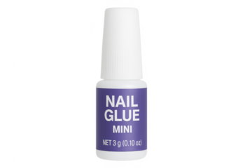 Mini nail glue bottle for beauty and manicure