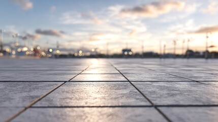 Cityscape pavement