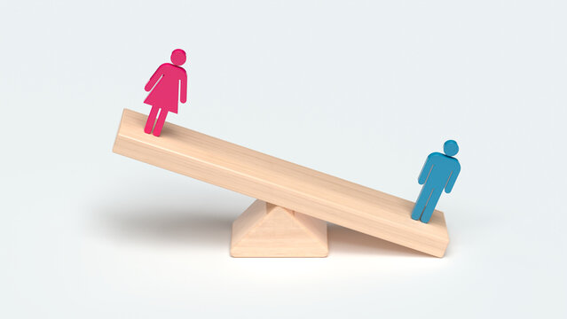 man and woman inequality balance
