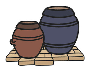 Traditional Onggi Jars