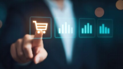 Commerce and strategy reinforce a website to boost conversion audience flow and performance management