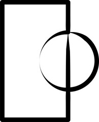 Set of square shapes