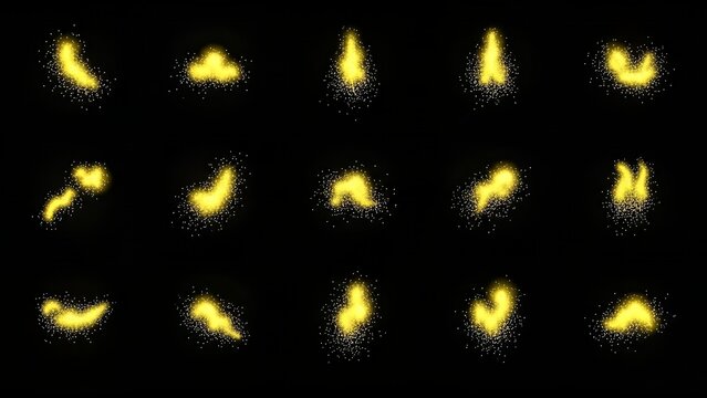 Particle Elements 4K Glitter & Dust Overlay Pack - 50 Magic Particle Effects with Alpha Channel 
