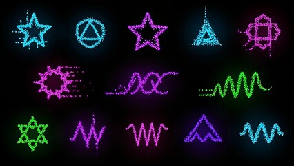 Particle Elements 4K Glitter & Dust Overlay Pack - 50 Magic Particle Effects with Alpha Channel 