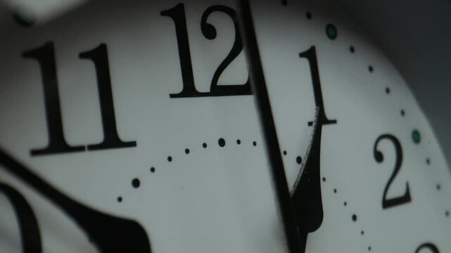 clock face closeup