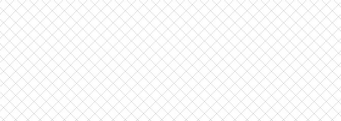 Simple bullet journal template. Dash diagonal cross line pattern and white background for printable planner or notebook sheet. Monochrome Vector illustration.