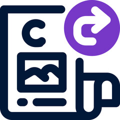 update duotone icon. Sleek and modern vector icon for websites, mobile apps, marketing materials, and corporate design. Fully scalable and ready to use.