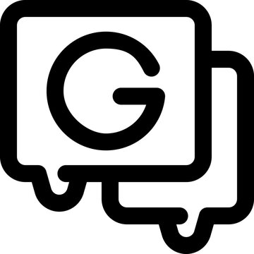 grammarly line icon. Clean and minimalist vector icon for websites, mobile apps, presentations, and logos. Fully scalable and customizable for any project.