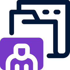 data duotone icon. Sleek and modern vector icon for websites, mobile apps, marketing materials, and corporate design. Fully scalable and ready to use.