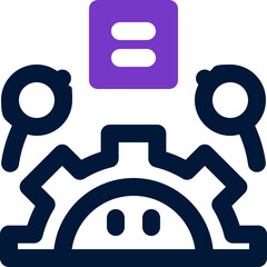 operating duotone icon. Sleek and modern vector icon for websites, mobile apps, marketing materials, and corporate design. Fully scalable and ready to use.