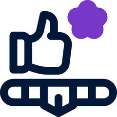 Obraz premium positif duotone icon. Sleek and modern vector icon for websites, mobile apps, marketing materials, and corporate design. Fully scalable and ready to use.