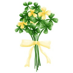 Watercolor Saint Patrick day png file