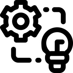 setting line icon. Clean and minimalist vector icon for websites, mobile apps, presentations, and logos. Fully scalable and customizable for any project.