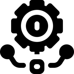 technology glyph icon. Strong and solid vector icon for websites, mobile interfaces, presentations, and visual branding. High quality and easy to edit.