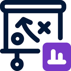 growth duotone icon. Sleek and modern vector icon for websites, mobile apps, marketing materials, and corporate design. Fully scalable and ready to use.