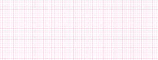 Fototapeta na wymiar Clean seamless grid background with pink graph paper texture and dot pattern. Minimal vector layout with lines suitable for notebook, note, school, plotting, journal, and bullet journal design.