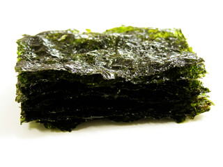 Stack of Seasoned Roasted Seaweed Sheets © HARUKAWA