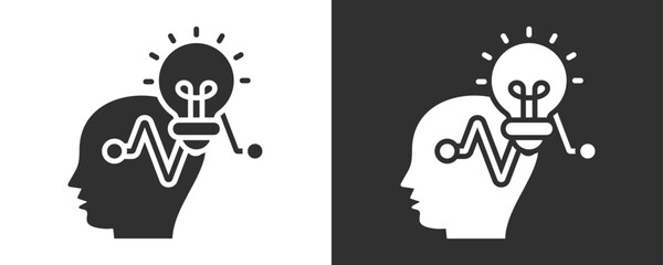 Business Intelligence Icon Set Vector Collection Isolated In Black And White