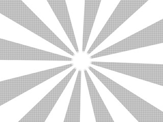 Radiation illustration (monochrome)