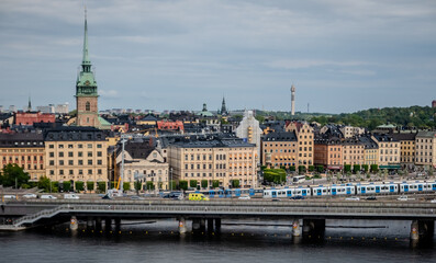scenic view of the Old Town (Gamla Stan) in Stockholm, Sweden