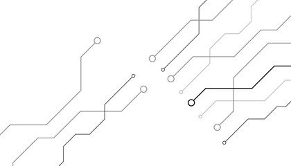 Abstract futuristic circuit board Illustration, Circuit board with various technology elements. Circuit board pattern for technology background. Vector illustration
