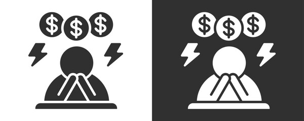 Stimulus Icon Set Vector Collection Isolated In Black And White