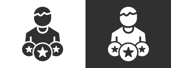 Experience Icon Set Vector Collection Isolated In Black And White
