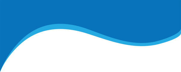 Abstract blue wave design with transparent background