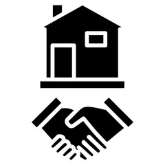 house deal icon vector
