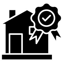 house warranty icon vector