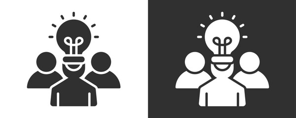 Leader Icon Set Vector Collection Isolated In Black And White