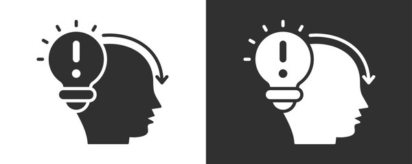 Awakening Icon Set Vector Collection Isolated In Black And White