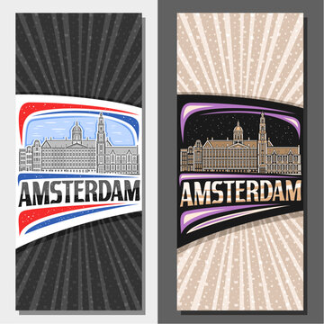 Vector vertical layouts for Amsterdam
