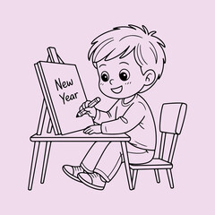 little girl with a notebook