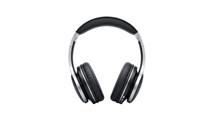 Modern wireless headphones isolated on transparent background
