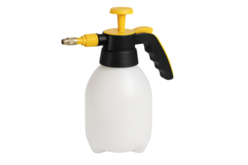 Garden pressure sprayer on transparent background for cleaning