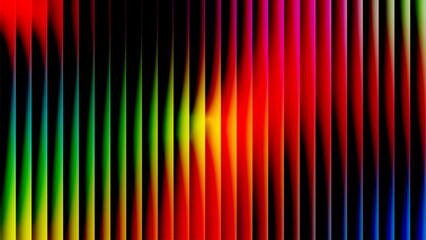 Vibrant vertical stripes of black,blue,yellow and pink colour combination create a dynamic abstract background with a futuristic feel