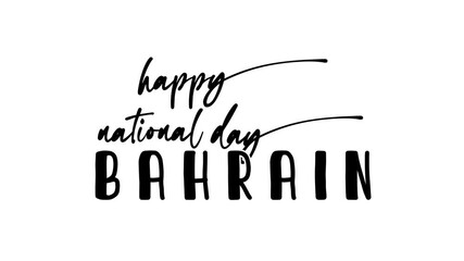 Happy national day to bahrain country. Suitable for social media posts, websites, and print materials celebrating bahrain national day.