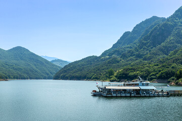 Cruise ship on Chungju Lake
