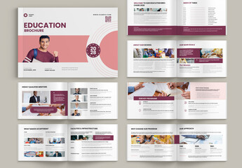 Education Brochure Landscape Template