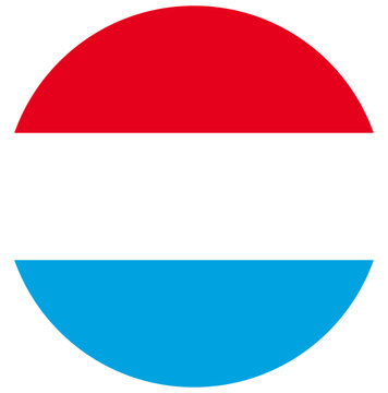 flag of Luxembourg icon vector illustration 