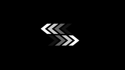 Left and right icon. backward and forward arrow icons. Flat design directional arrow symbols.