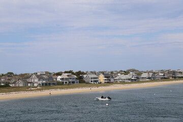 Obraz premium New England Coastline Aerial
